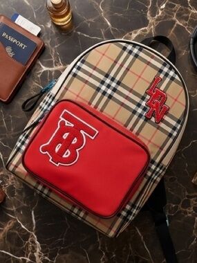 Burberry Econyl Vintage Check Monogram Backpack